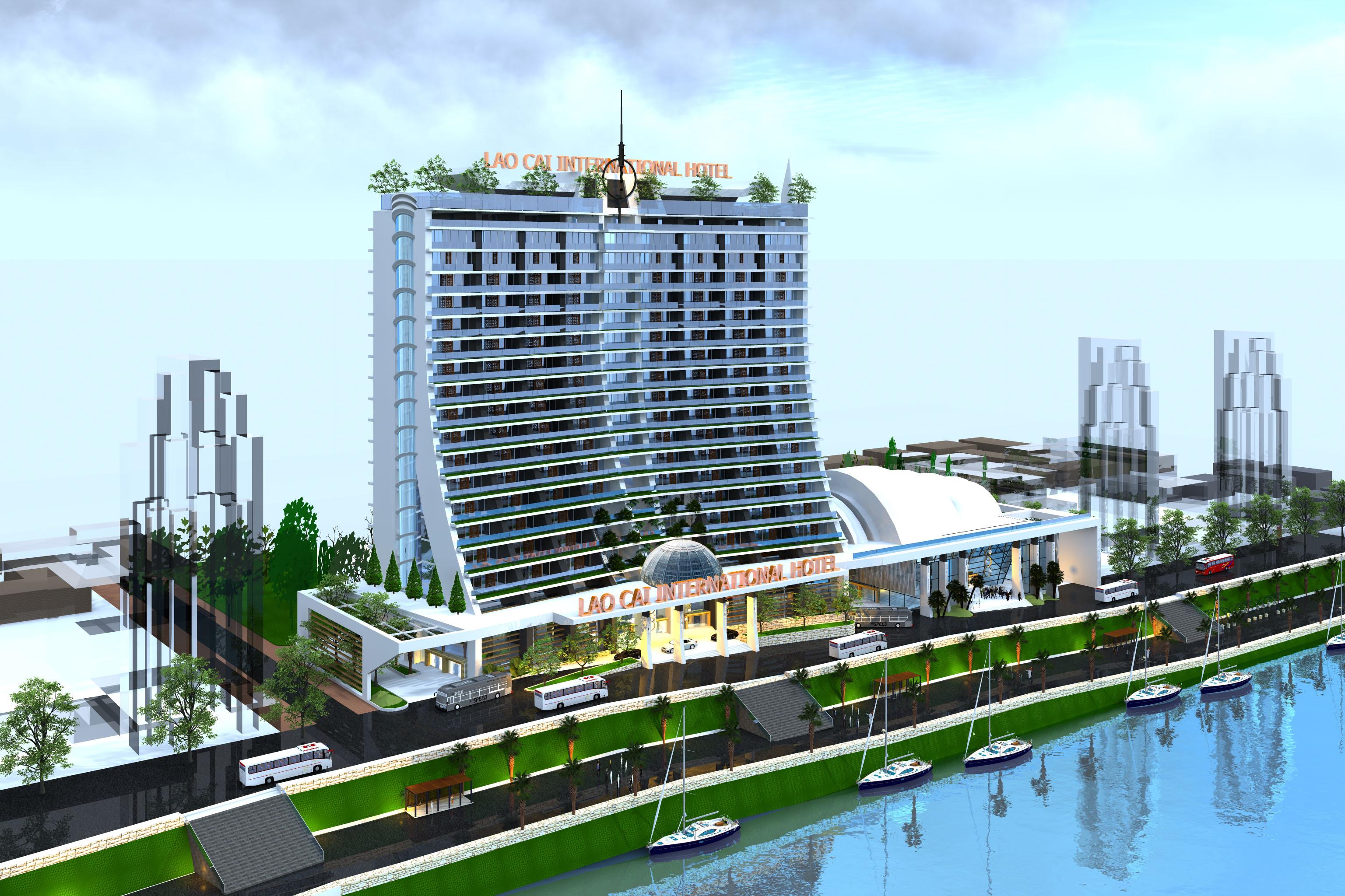 Dự án khách sạn 5 sao và tổ hợp dịch vụ thương mại. Thành phố Lào Cai- Tỉnh Lào Cao